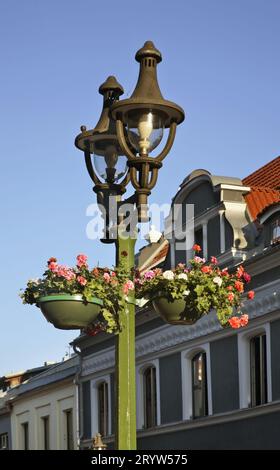 Vilniaus street in Kaunas. Lithuania Stock Photo