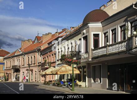 Vilniaus street in Kaunas. Lithuania Stock Photo