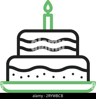 Birthday icon vector image. Suitable for mobile application web application and print media. Stock Vector