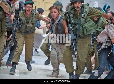 WORLD WAR Z  2013 Paramount Pictures film with Brad Pitt Stock Photo