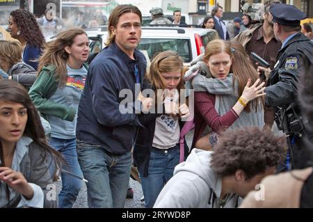 WORLD WAR Z  2013 Paramount Pictures film with Brad Pitt Stock Photo