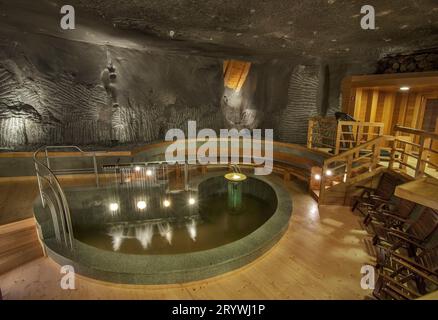 Wieliczka Health Resort at salt mine in Wieliczka. Poland Stock Photo