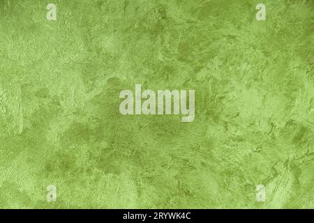 Green abstract background with place for text, texture pearl brown background for design, text, advertising, decorative plaster texture for walls. Stock Photo