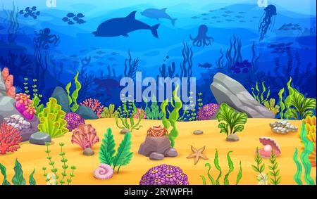 Sea or ocean shell game ui icon collection. Cartoon vector illustration ...