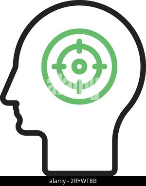 Headhunting icon vector image. Suitable for mobile application web application and print media. Stock Vector