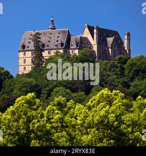 The Landgrave Castle on the Schlossberg, Marburg an der Lahn, Hesse, Germany, Europe Stock Photo