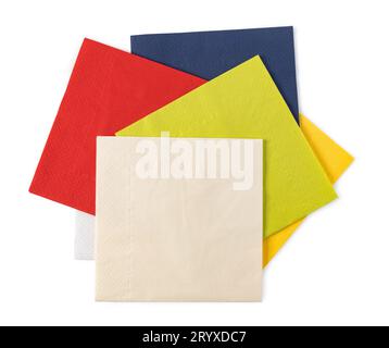 Paper napkins Stock Photo