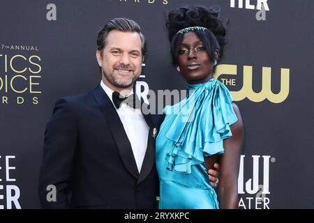 (FILE) Jodie Turner-Smith Files For Divorce From Joshua Jackson After 4 Years Of Marriage. The actress, represented by power lawyer Laura Wasser, filed in Los Angeles Superior Court on Monday, October 2, 2023. CENTURY CITY, LOS ANGELES, CALIFORNIA, USA - MARCH 13: Canadian actor Joshua Jackson and wife/British actress and model Jodie Turner-Smith arrive at the 27th Annual Critics' Choice Awards held at the Fairmont Century Plaza Hotel on March 13, 2022 in Century City, Los Angeles, California, United States. (Photo by Xavier Collin/Image Press Agency) Stock Photo