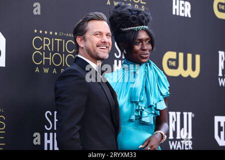 (FILE) Jodie Turner-Smith Files For Divorce From Joshua Jackson After 4 Years Of Marriage. The actress, represented by power lawyer Laura Wasser, filed in Los Angeles Superior Court on Monday, October 2, 2023. CENTURY CITY, LOS ANGELES, CALIFORNIA, USA - MARCH 13: Canadian actor Joshua Jackson and wife/British actress and model Jodie Turner-Smith arrive at the 27th Annual Critics' Choice Awards held at the Fairmont Century Plaza Hotel on March 13, 2022 in Century City, Los Angeles, California, United States. (Photo by Xavier Collin/Image Press Agency) Stock Photo