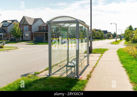 Canadian mailbox, isolated on white background Stock Photo