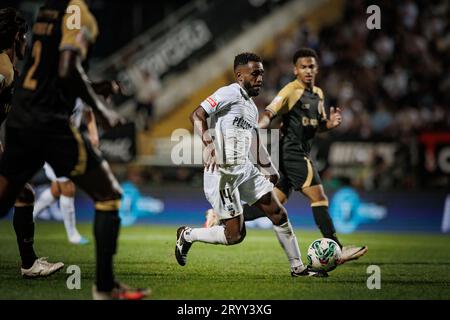 X during Liga Portugal Betclic 23/24 game between SC Farense and Sporting  CP at Estadio de Sao Luis, Faro. (Maciej Rogowski Stock Photo - Alamy