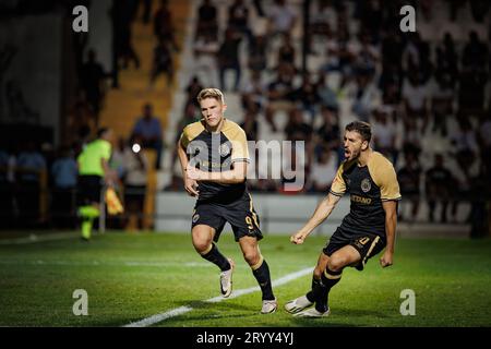 Viktor Gyokeres And Players Of Sporting Celebrate After Scoring Goal ...