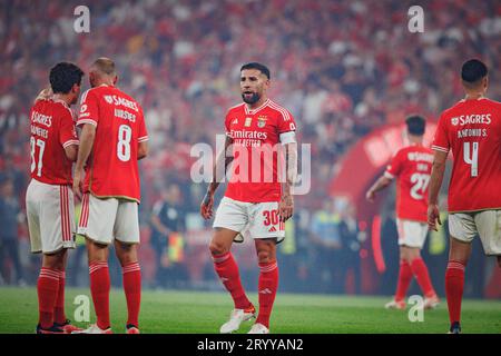 Ze Pedro during Liga Portugal Betclic 23/24 game between SL Benfica and FC  Porto at Estadio Da Luz, Lisbon. (Maciej Rogowski Stock Photo - Alamy