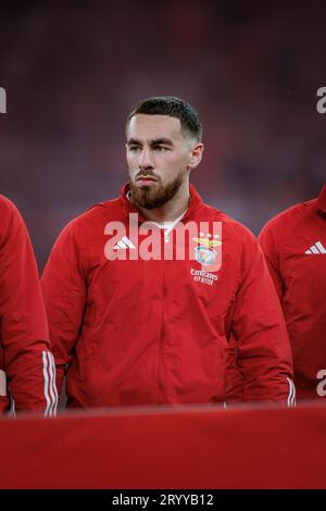 Angel Di Maria during Liga Portugal Betclic 23/24 game between SL Benfica  and FC Porto at Estadio Da Luz, Lisbon. (Maciej Rogowski Stock Photo - Alamy