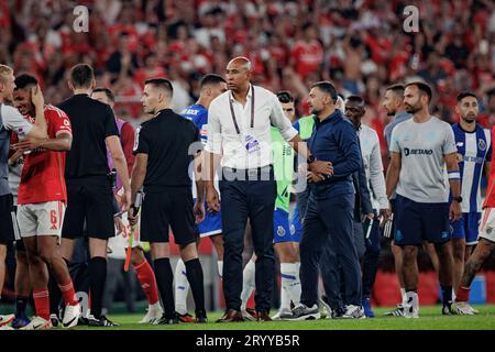 Angel Di Maria during Liga Portugal Betclic 23/24 game between SL Benfica  and FC Porto at Estadio Da Luz, Lisbon. (Maciej Rogowski Stock Photo - Alamy