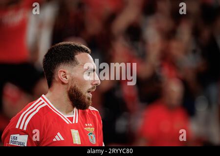 Ze Pedro during Liga Portugal Betclic 23/24 game between SL Benfica and FC  Porto at Estadio Da Luz, Lisbon. (Maciej Rogowski Stock Photo - Alamy