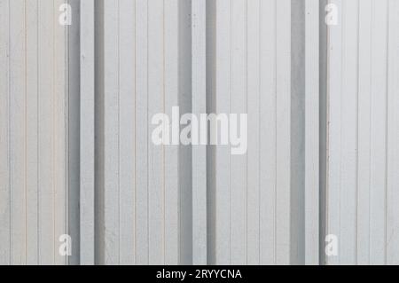 Silver metal sheet roof background textured wallpaper. Industry and Manufacturing concept. Stock Photo