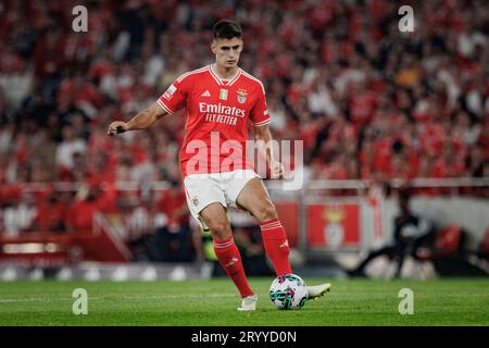 Ze Pedro during Liga Portugal Betclic 23/24 game between SL Benfica and FC  Porto at Estadio Da Luz, Lisbon. (Maciej Rogowski Stock Photo - Alamy