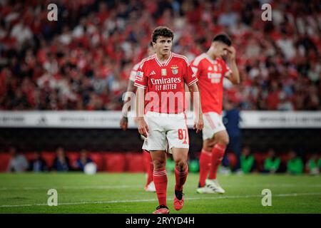 Angel Di Maria during Liga Portugal Betclic 23/24 game between SL Benfica  and FC Porto at Estadio Da Luz, Lisbon. (Maciej Rogowski Stock Photo - Alamy