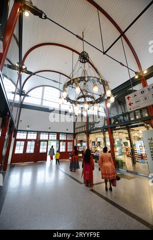 Osterport railway Station in Copenhagen, Denmark. Stock Photo