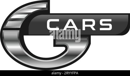 Minimalist Letter Mark Initial CARS logo design Stock Vector