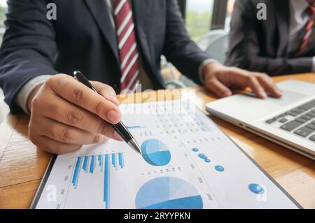 Business People Meeting Design Ideas professional investor working new start up project. Concept. business workers working discu Stock Photo