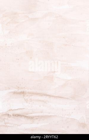 Beige watercolor abstract background. Full frame Stock Photo