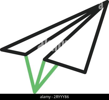 Paper Plane icon vector image. Suitable for mobile application web application and print media. Stock Vector