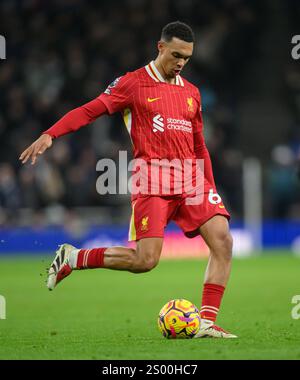 London, UK. 22nd Dec, 2024. Tottenham Hotspur v Liverpool - Premier League - Tottenham Hotspur Stadium.                                                  Trent Alexander-Arnold in action.                                                       Picture Credit: Mark Pain / Alamy Live News Stock Photo