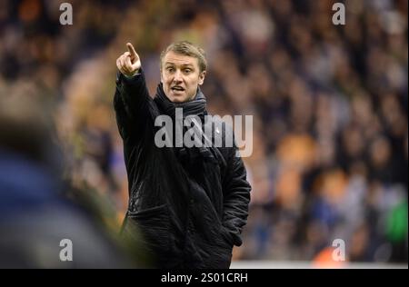 Lee Clark the head coach / manager of Birmingham City. Football -nPower Football League Championship - Wolverhampton Wanderers v Birmingham City Stock Photo