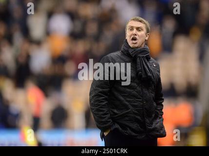 Lee Clark the head coach / manager of Birmingham City. Football -nPower Football League Championship - Wolverhampton Wanderers v Birmingham City Stock Photo