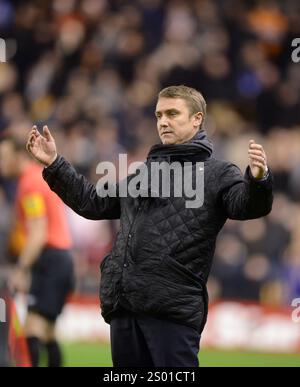 Lee Clark the head coach / manager of Birmingham City. Football -nPower Football League Championship - Wolverhampton Wanderers v Birmingham City Stock Photo