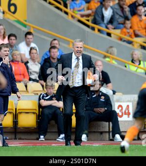 Kenny Jackett the head coach / manager of Wolverhampton Wanderers. Sky Bet League One : Wolverhampton Wanderers V Gillingham Stock Photo