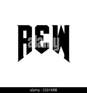 AEW letter logo design for technology company. AEW logo design black ...