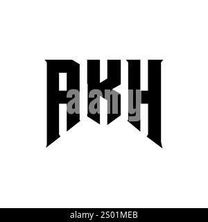 Minimal Business logo for Alphabet AKH - Initial Letter A, K and H ...