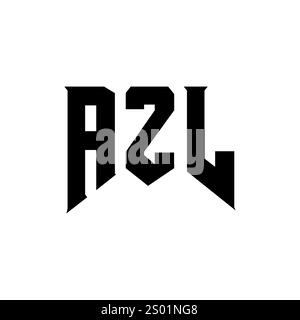 AZL letter logo design for technology company. AZL logo design black ...
