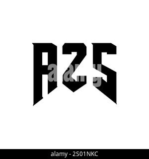 AZS letter logo design for technology company. AZS logo design black ...