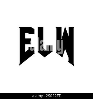 ELW, ELW logo, ELW letter, ELW tech logo, ELW logo design, ELW vector ...
