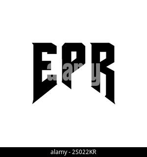 EPR letter logo design for technology company. EPR logo design black ...