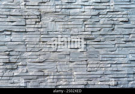 gray rough grunge brick wall background Stock Photo