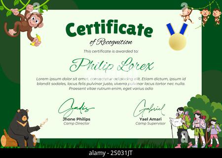 Certificate Premium Design Template in Vector Stock Vector