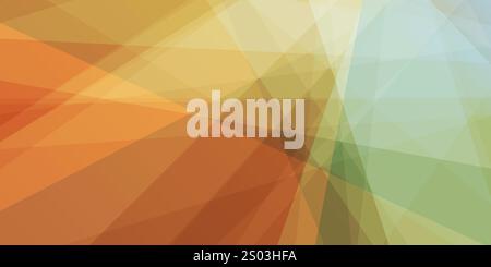 Colorful 3D Modern Style Triangle Shaped Translucent Overlaying Planes, Geometric Shapes Pattern, Broken Glass Effect - Abstract Futuristic Vector Bac Stock Vector