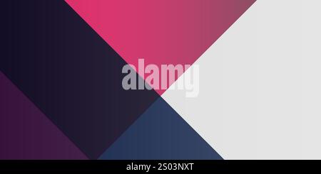 Colorful Minimalist Geometric Gradient Shapes - Abstract Background Desgin Template, Vector Applicable for Web, Technology Designs, Base for Presentat Stock Vector