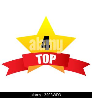 Number five countdown. Bold 5 in orange. Days left text. Black arrow symbol. Stock Vector