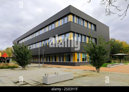 View of the Anglia Ruskin University,  Bishop's Road, Peterborough, Cambridgeshire; England; UK Stock Photo