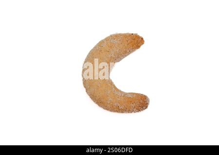 Handmade Christmas Cookies on a White Background – Festive Holiday Baking and Seasonal Treats - 2 Stock Photo