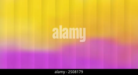 Vertical Stripes of Translucent Thick Lines Colored in Shades of Orange, Brown and Purple - Geometric Pattern, Glossy Blurred Abstract Gradient Backgr Stock Vector