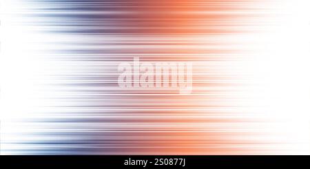 Colorful Bright Linear Motion Blur: A Clean, Sleek and Dynamic Contrast, Abstract Creative Design with Horizontal Gradient Lines Stock Vector