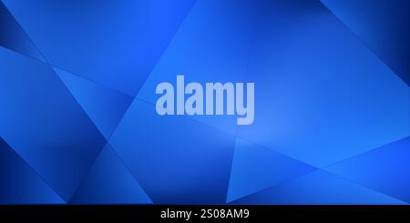 Slanted Soft Lines, Blue Geometric Gradient Shapes - Abstract Background Desgin Template, Vector Applicable for Web, Technology Designs, Base for Pres Stock Vector
