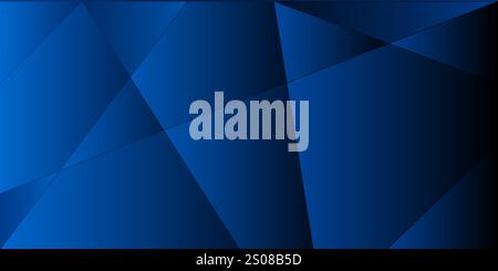 Blue Slanted Soft Lines, Geometric Gradient Shapes - Abstract Background Design Template, Vector Applicable for Web, Technology Designs, Base for Pres Stock Vector